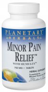 PLANETARY HERBALS: MINOR PAIN RELIEF 750MG 10T TR